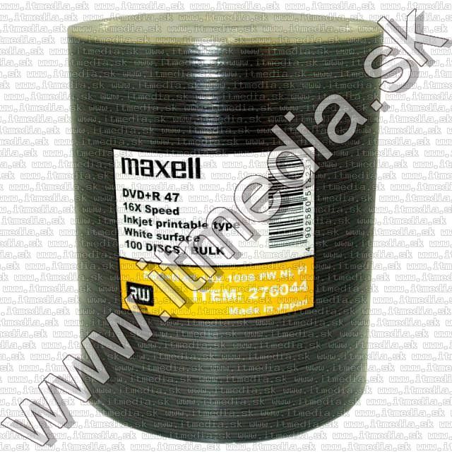 Image of Maxell DVD+R 16x 100cw *Printable* TAIYO YUDEN (IT10759)